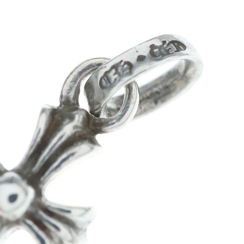 Chrome Hearts Crs Baby Fat Cross Pendant Silver — view 6