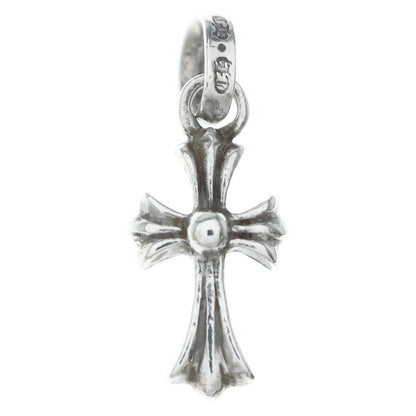 Chrome Hearts Crs Baby Fat Cross Pendant Silver