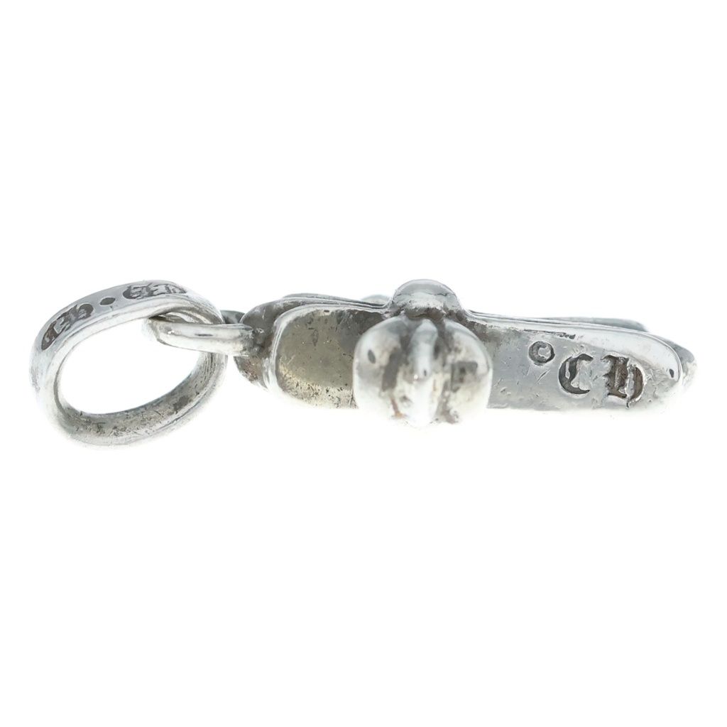 Chrome Hearts Crs Baby Fat Cross Pendant Silver — view 3