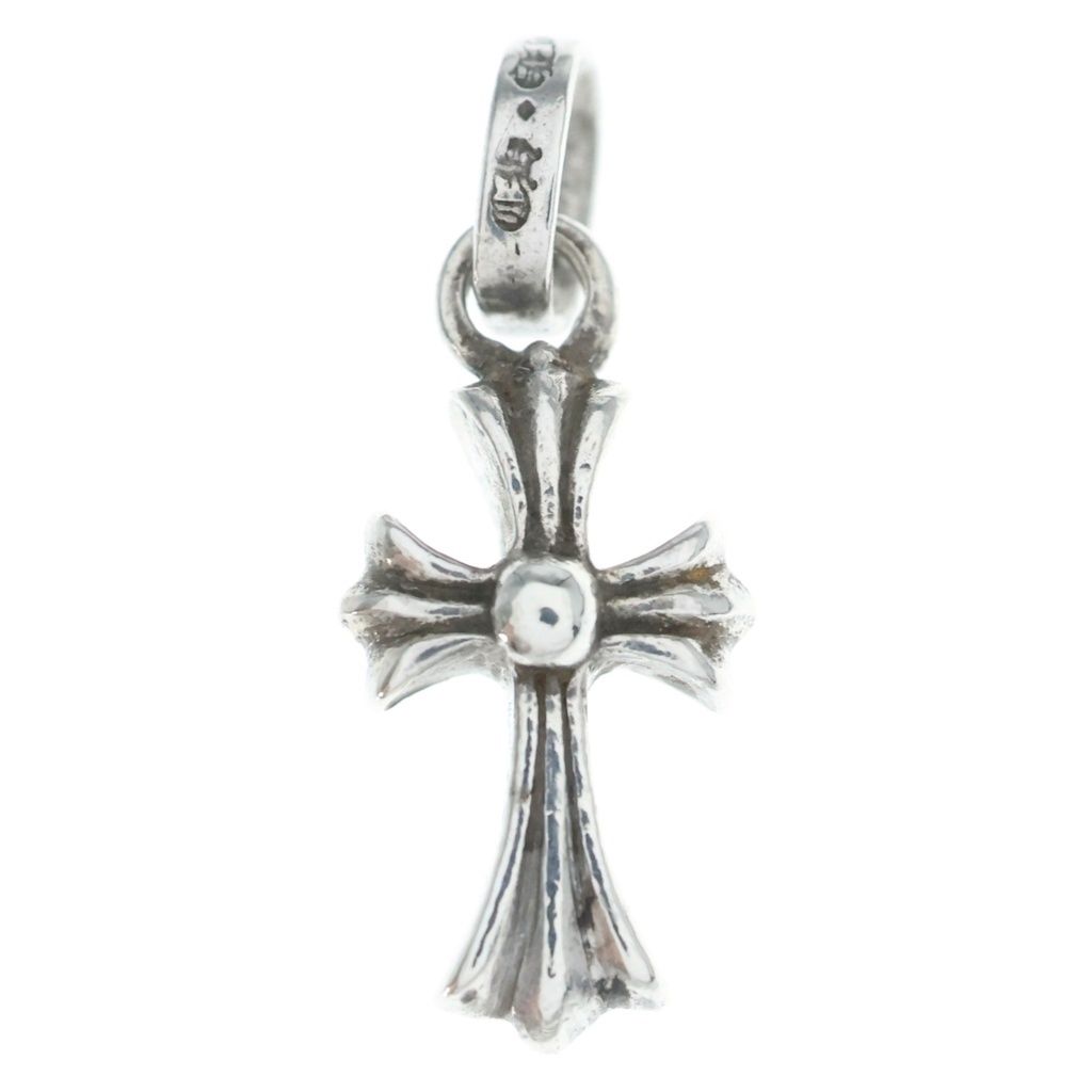 Chrome Hearts Crs Baby Fat Cross Pendant Silver — view 2
