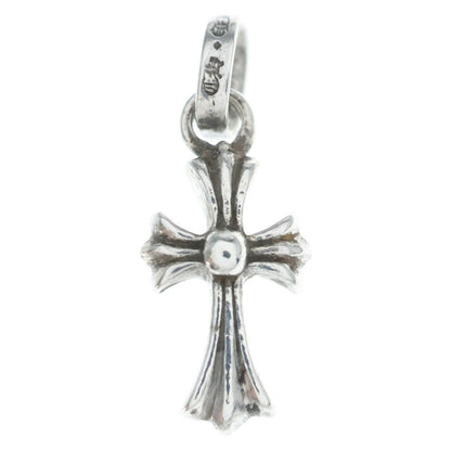 Chrome Hearts Crs Baby Fat Cross Pendant Silver — view 2