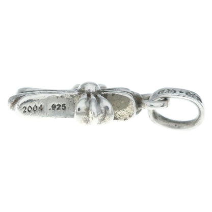 Chrome Hearts Crs Baby Fat Cross Pendant Silver — view 4