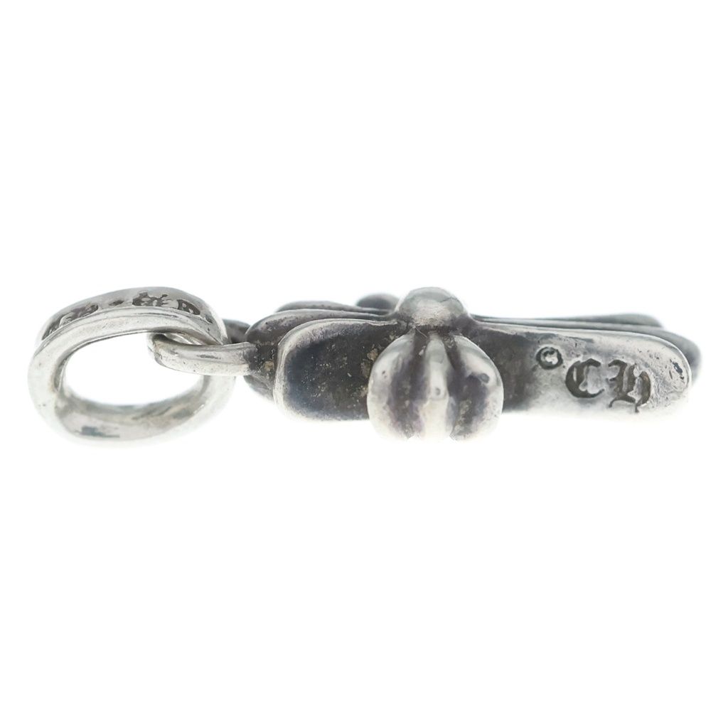 Chrome Hearts Crs Baby Fat Cross Pendant Silver — view 3