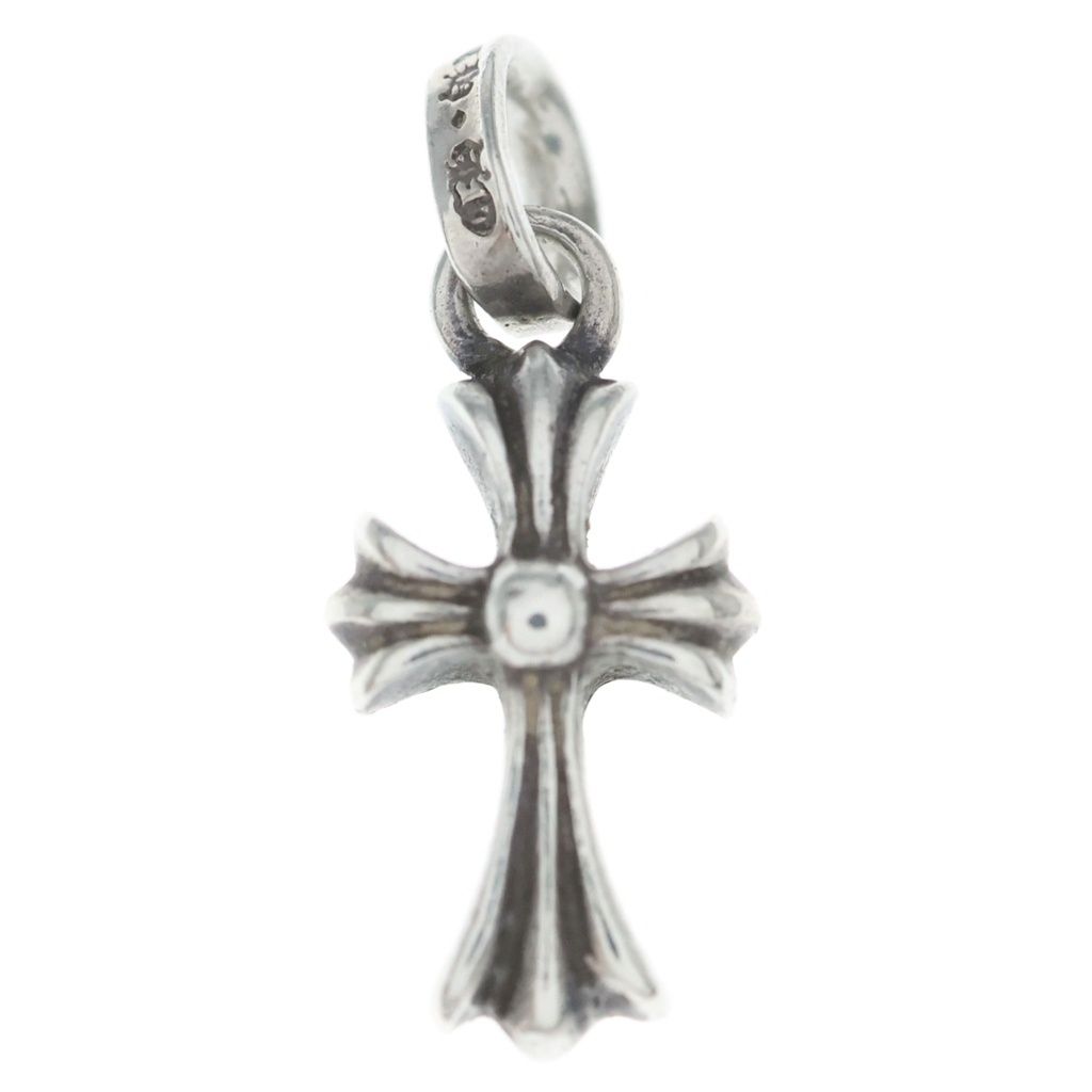 Chrome Hearts Crs Baby Fat Cross Pendant Silver — view 2