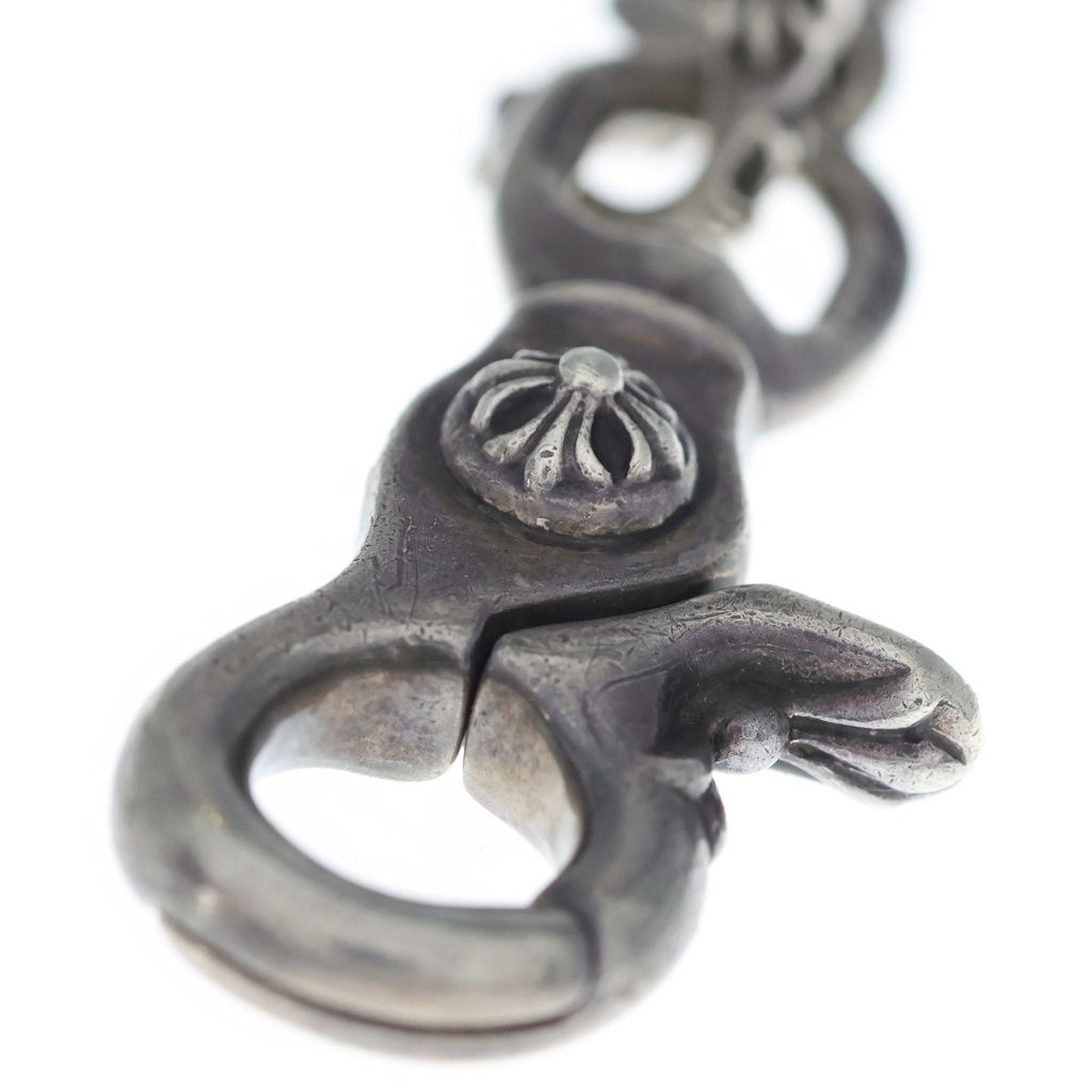 Chrome Hearts Clp Chn Fancy-l Long Fancy Link Key Chain Silver — view 6