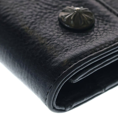 Chrome Hearts Wave Leather Wallet Black — view 6