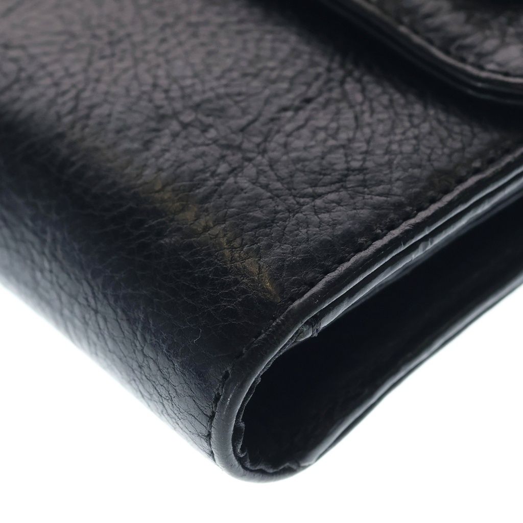 Chrome Hearts Wave Leather Wallet Black — view 5