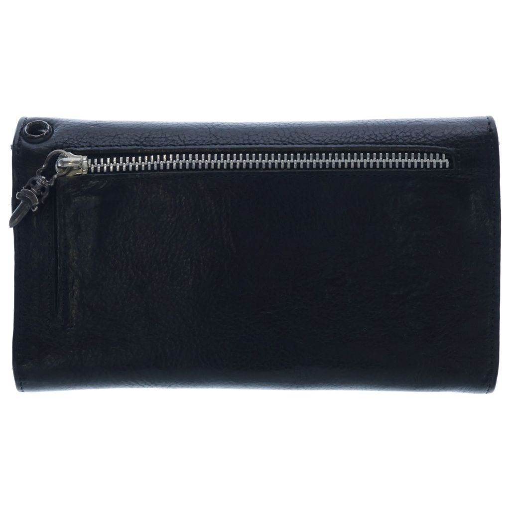 Chrome Hearts Wave Leather Wallet Black — view 2