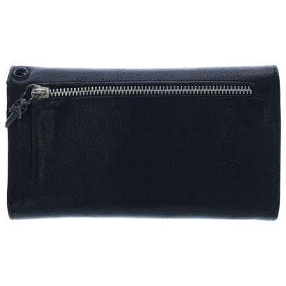 Chrome Hearts Wave Leather Wallet Black — view 2
