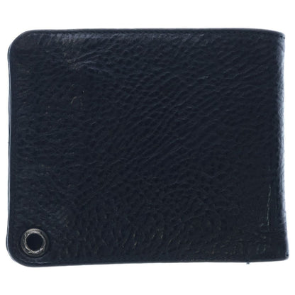 Chrome Hearts 1 Snap Cross Ball Button Leather Wallet Black — view 2
