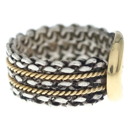 Hermes Vintage Sangled Ring Sangle de Gold Silver — view 3