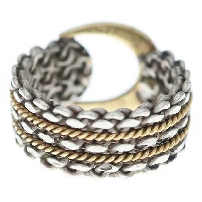 Hermes Vintage Sangled Ring Sangle de Gold Silver — view 2