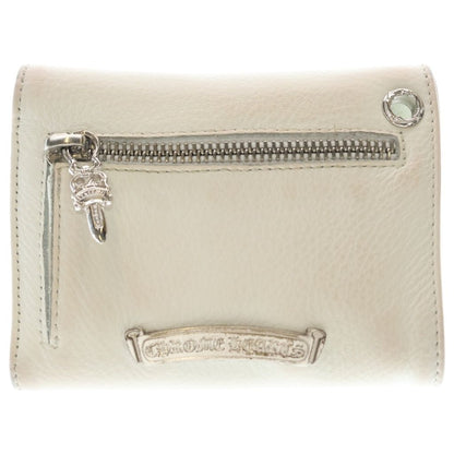 Chrome Hearts Wave Mini Leather Wallet White — view 2