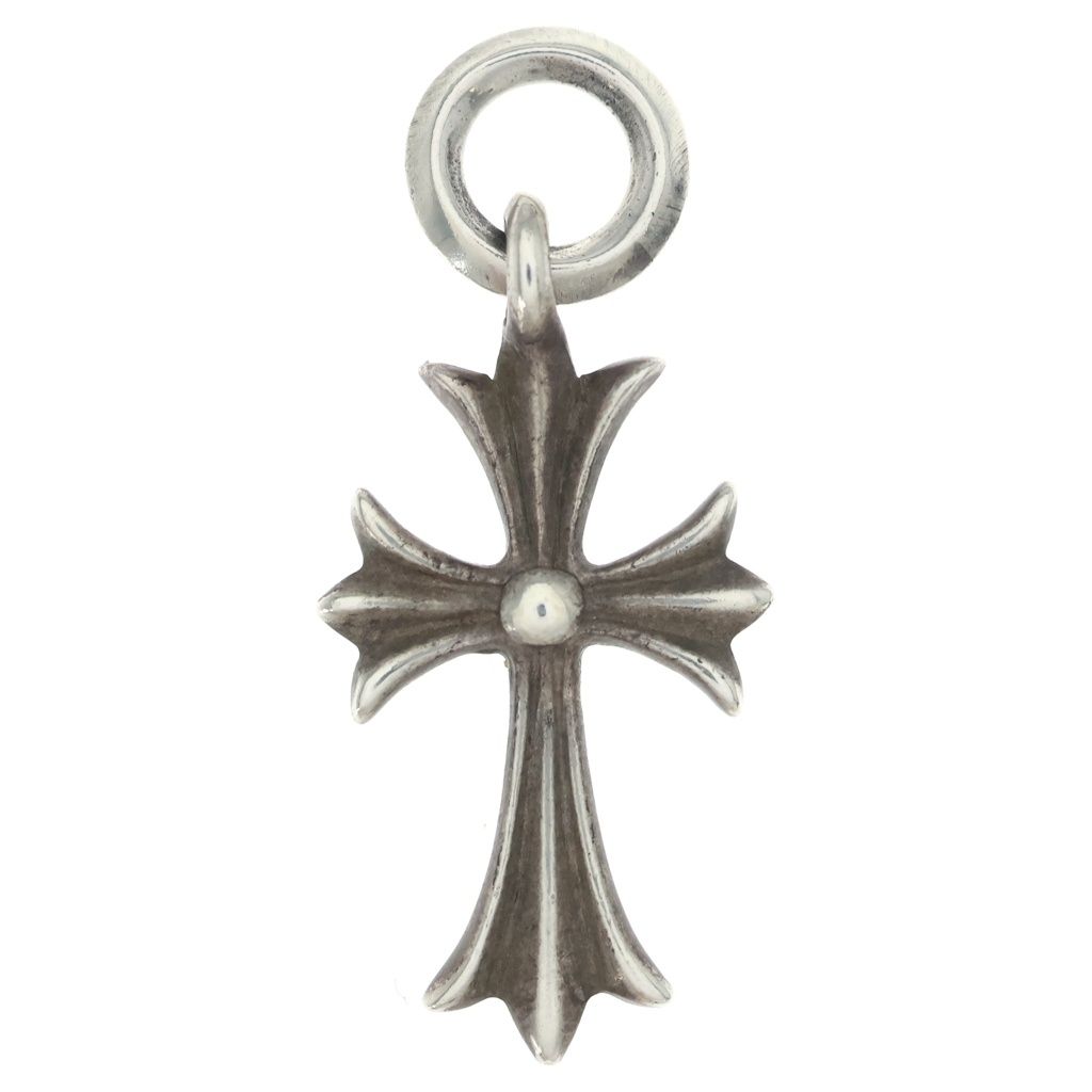 Chrome Hearts Tiny CH Cross Charm Pendant Silver
