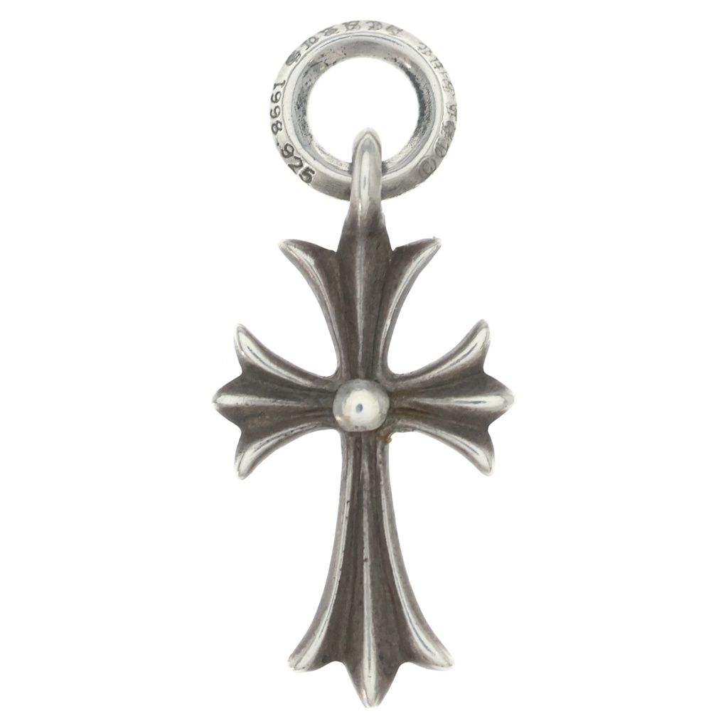Chrome Hearts Tiny CH Cross Charm Pendant Silver — view 2