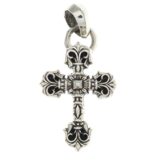 Chrome Hearts Filig Cross Xsm Bale Filigree XS Bail Pendant Silver