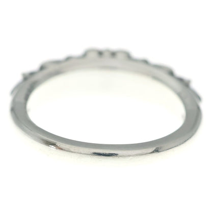 Chrome Hearts Baby Classic Floral Black Sling Silver Ring — view 2