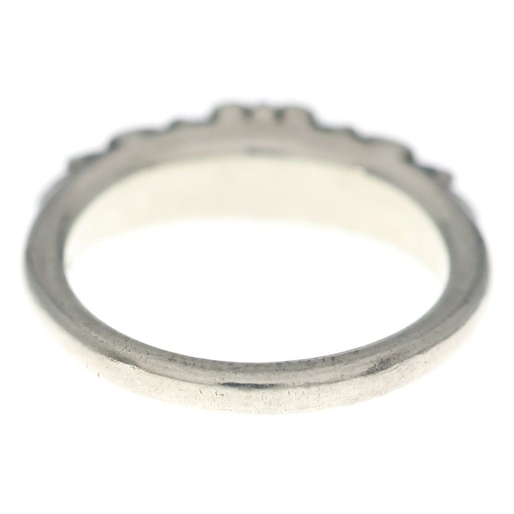 Chrome Hearts Baby Classic Floral Black Sling Silver Ring — view 2