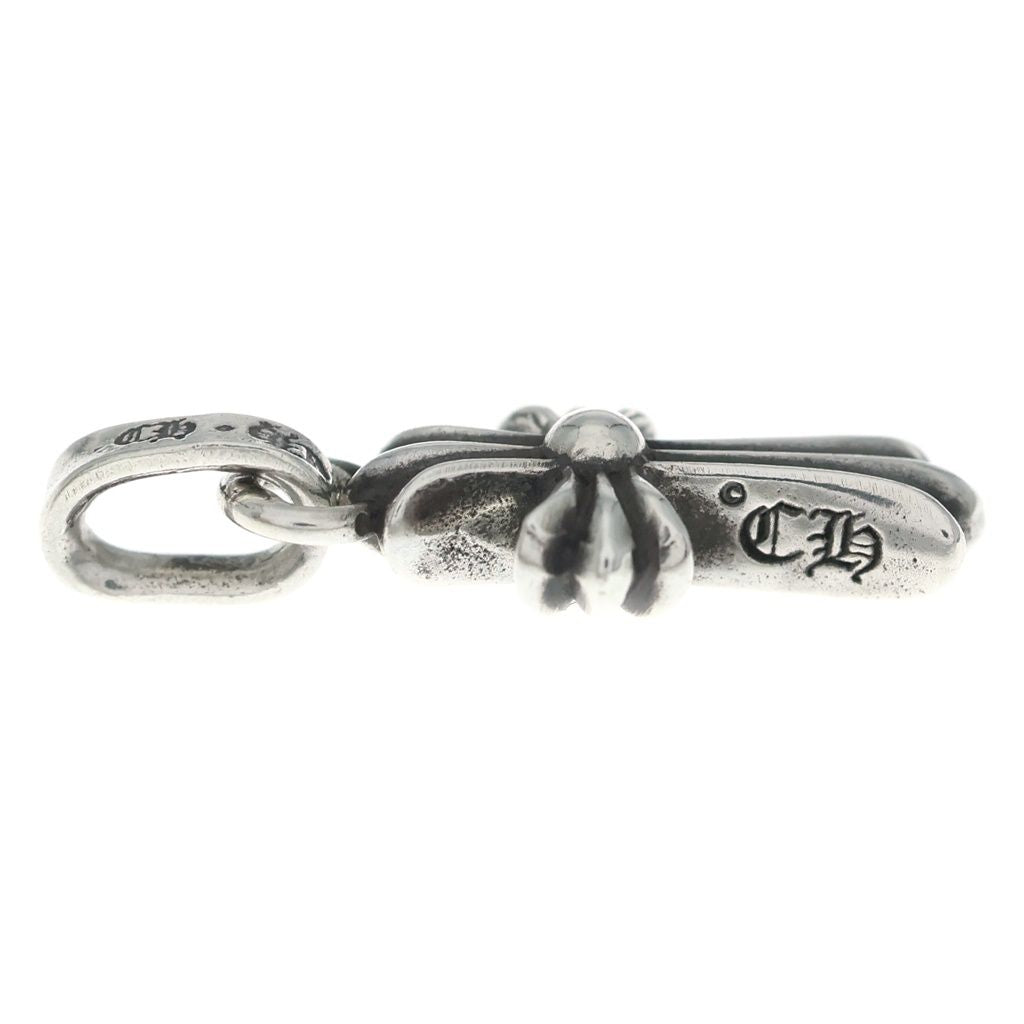 Chrome Hearts Crs Baby Fat Cross Pendant Silver — view 3