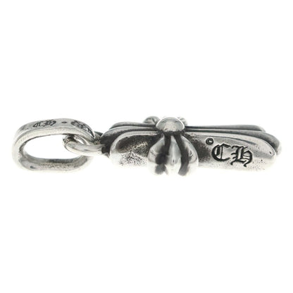 Chrome Hearts Crs Baby Fat Cross Pendant Silver — view 3