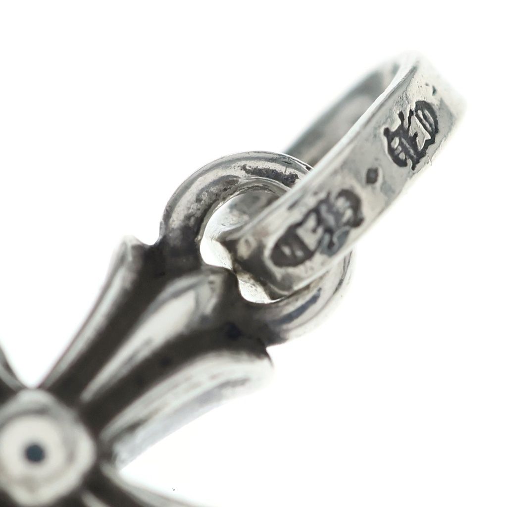 Chrome Hearts Crs Baby Fat Cross Pendant Silver — view 6