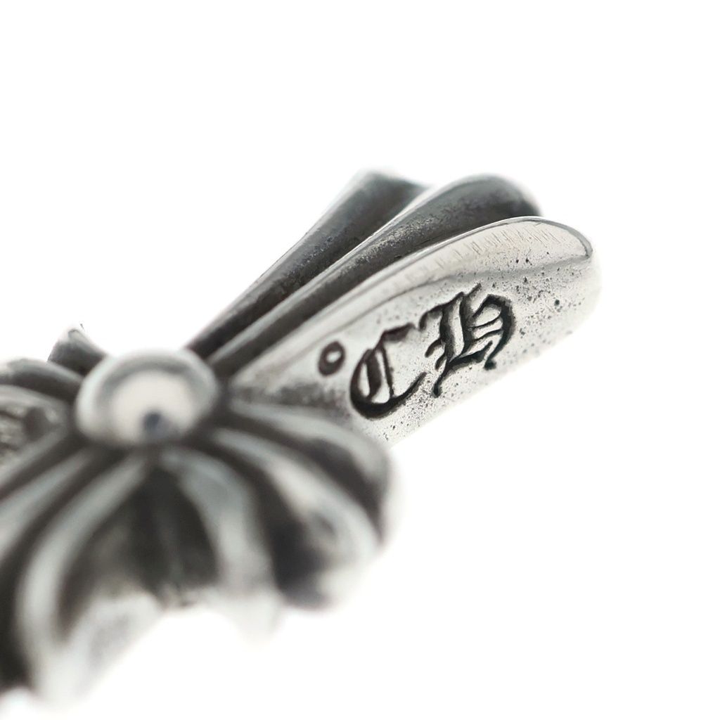 Chrome Hearts Crs Baby Fat Cross Pendant Silver — view 5