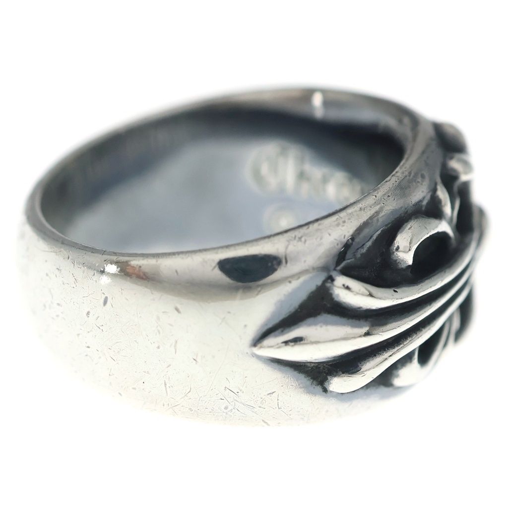 Chrome Hearts Flrl Crs Floral Cross Ring Silver — view 3