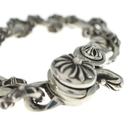 Chrome Hearts Fncy Chn Lnk Fancy Link Clip Bracelet 15 Links Silver — view 6