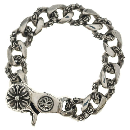 Chrome Hearts Fncy Chn Lnk Fancy Link Clip Bracelet 15 Links Silver