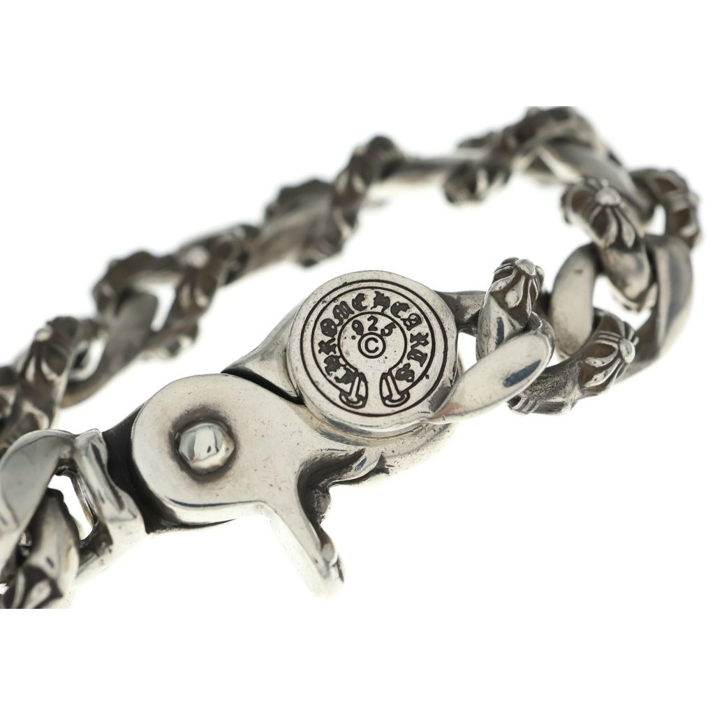 Chrome Hearts Fncy Chn Lnk Fancy Link Clip Bracelet 15 Links Silver — view 5