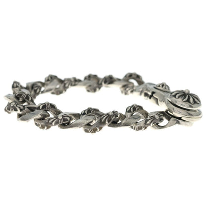 Chrome Hearts Fncy Chn Lnk Fancy Link Clip Bracelet 15 Links Silver — view 3