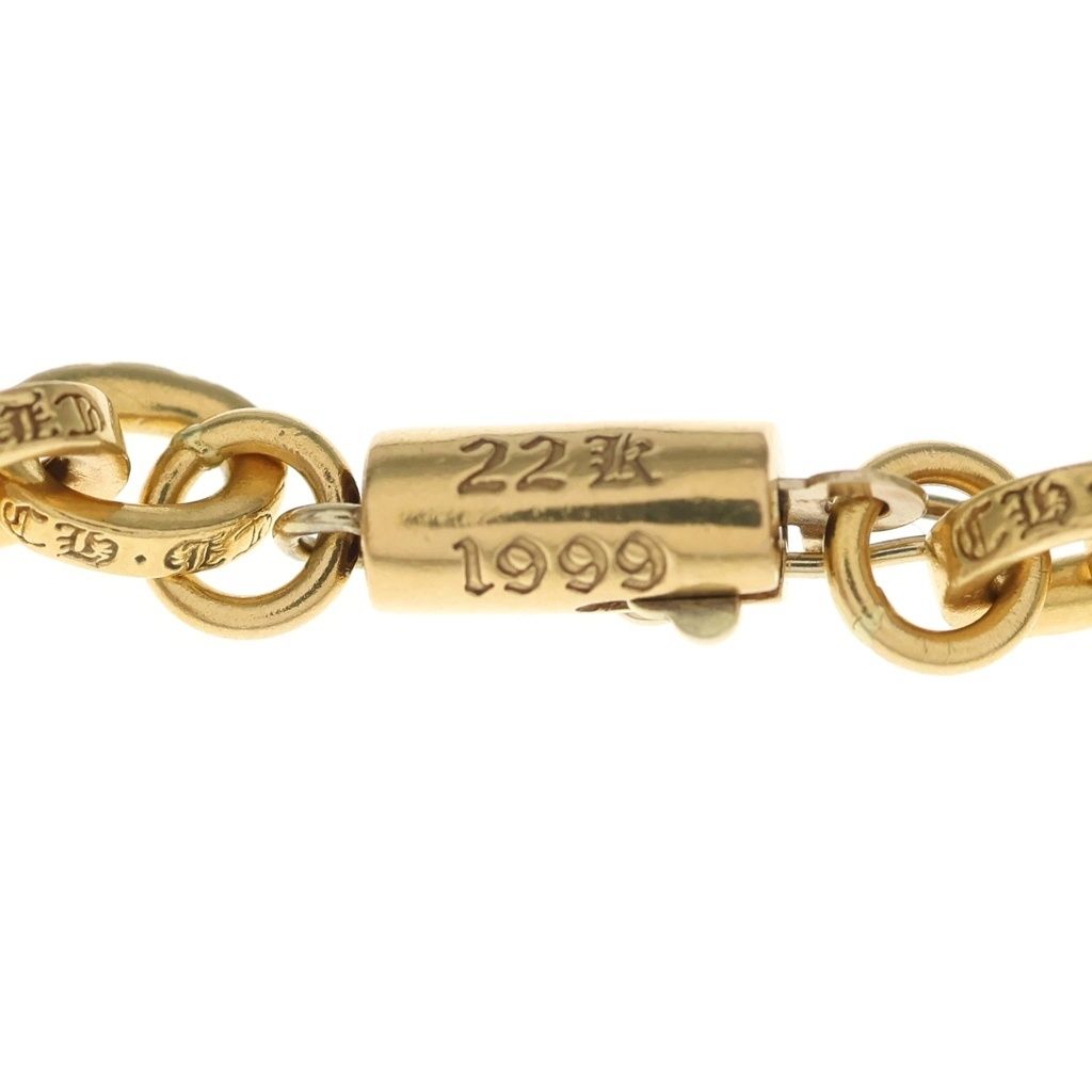 Chrome Hearts 22k Paperchain 20 Paper Chain Necklace Gold — view 5
