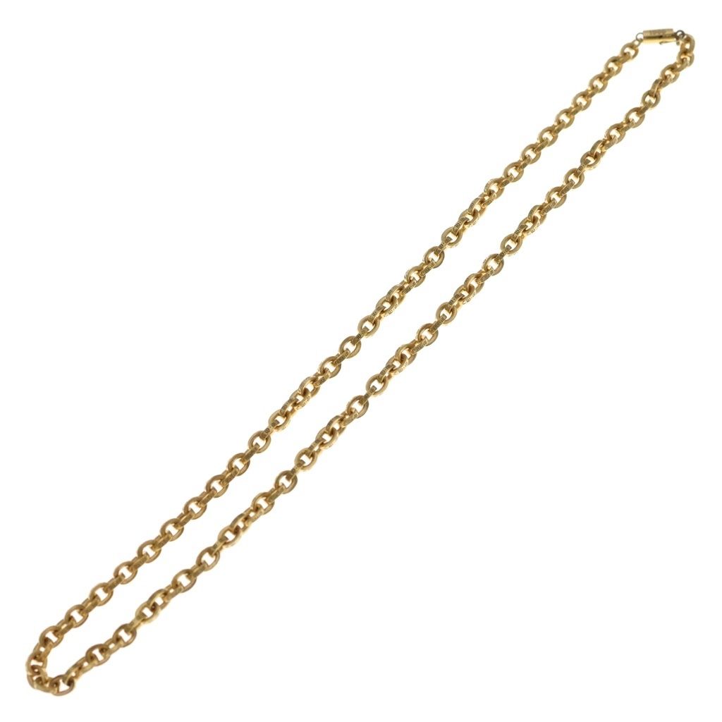 Chrome Hearts 22k Paperchain 20 Paper Chain Necklace Gold — view 2