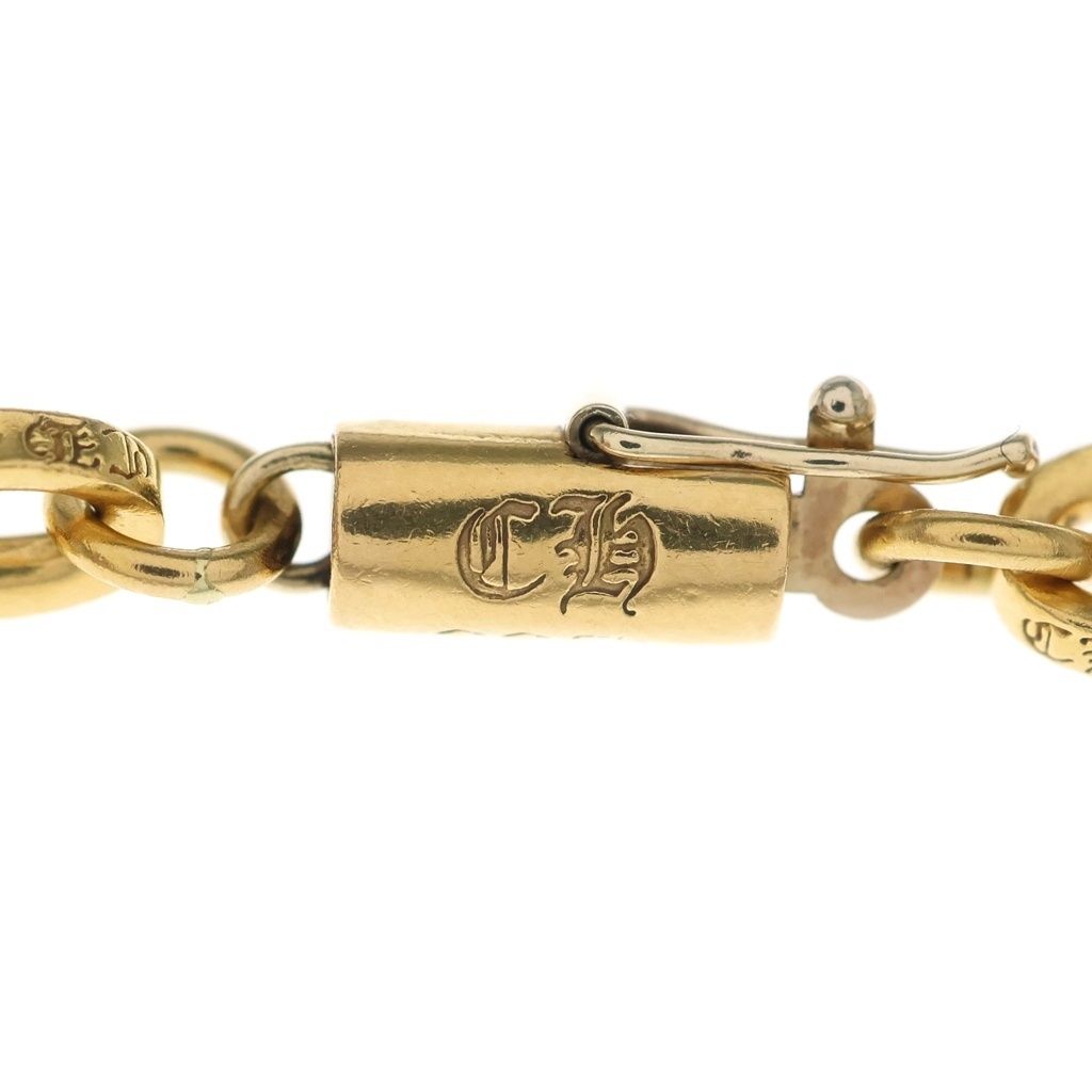 Chrome Hearts 22k Paperchain 20 Paper Chain Necklace Gold — view 4