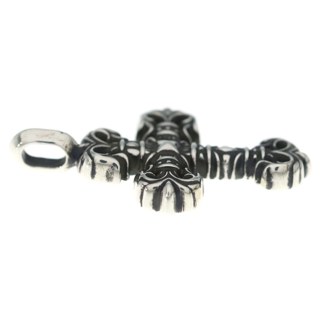 Chrome Hearts Charm Filigree Tiny Cross Pendant Silver — view 3