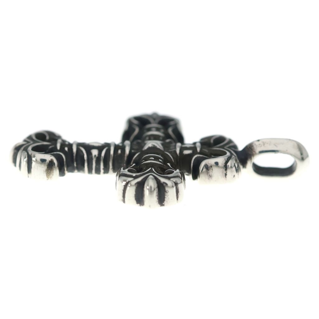 Chrome Hearts Charm Filigree Tiny Cross Pendant Silver — view 4