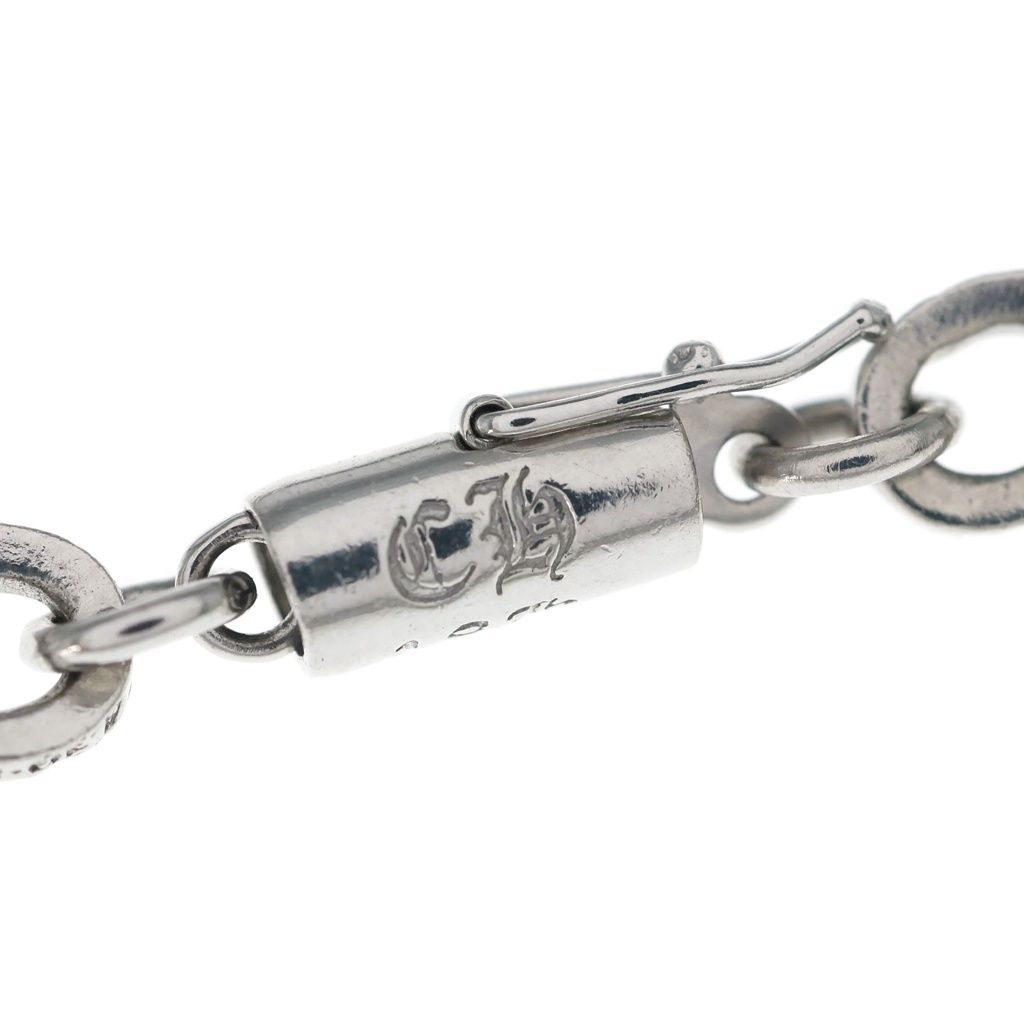 Chrome Hearts 18k Paper Chain White Gold Necklace — view 4