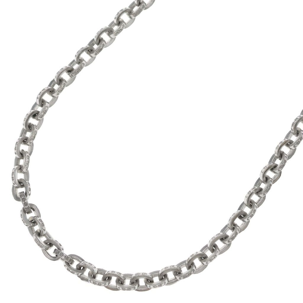 Chrome Hearts 18k Paper Chain White Gold Necklace