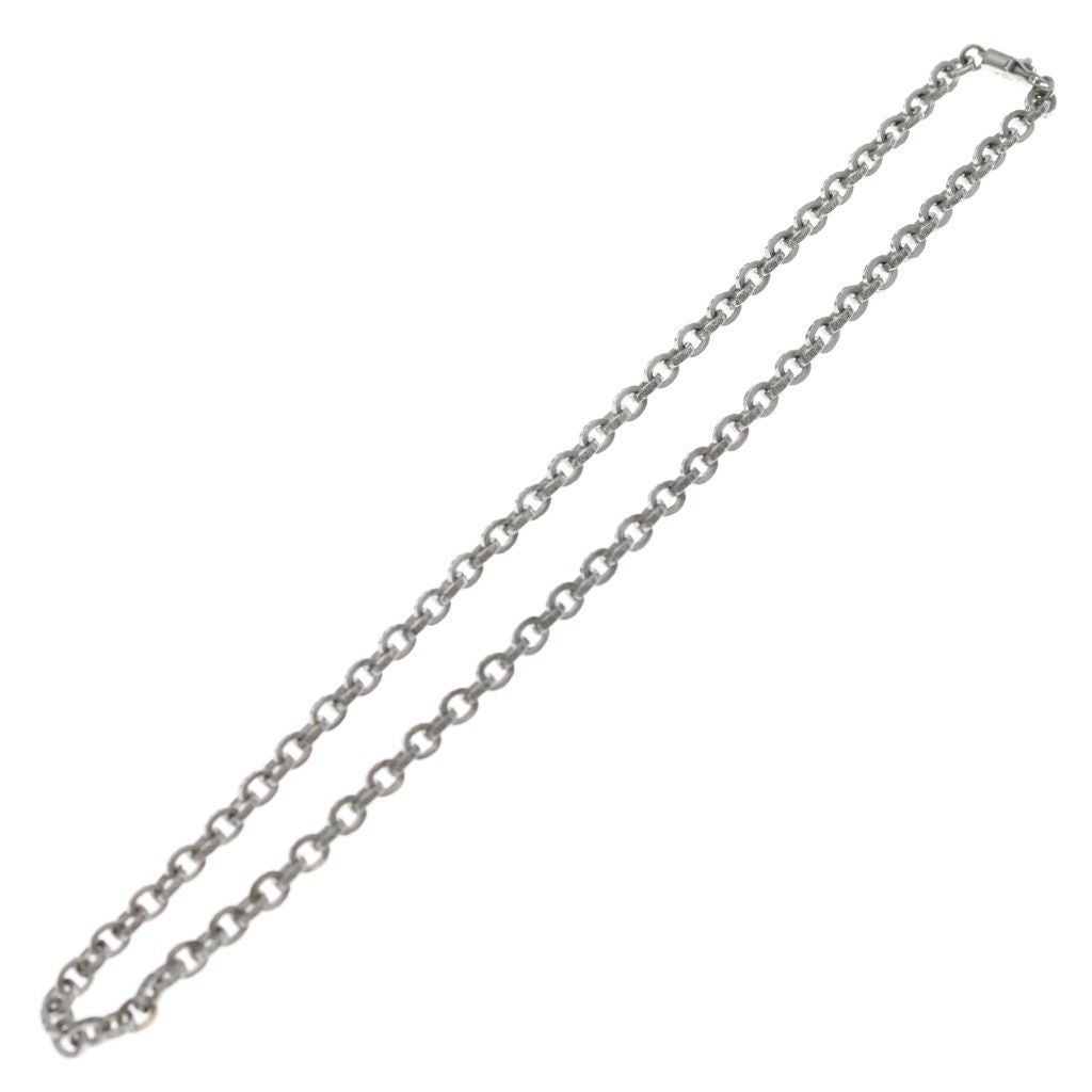 Chrome Hearts 18k Paper Chain White Gold Necklace — view 2
