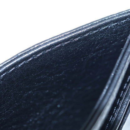 Chrome Hearts Double Side Leather Card Case Black with Scroll Label — view 4