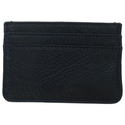 Chrome Hearts Double Side Leather Card Case Black with Scroll Label — view 2