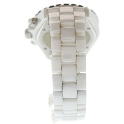 Chanel Black Diamond Bezel Chronograph White Dial Ceramic Automatic Winding — view 2
