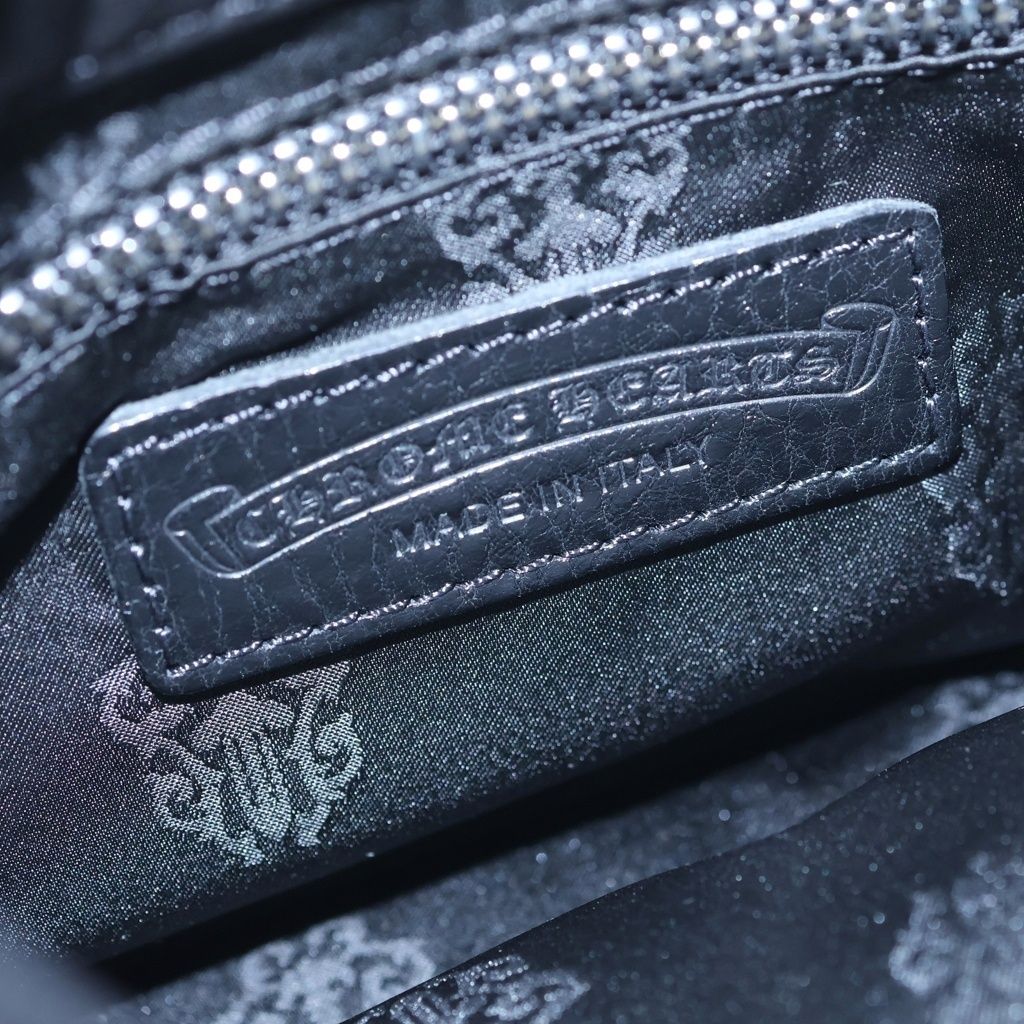 Chrome Hearts Viv Lthr Dagger Bag Viv Bag Shoulder Back Black — view 5