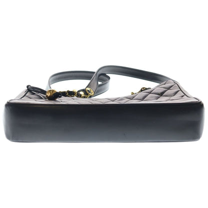 Chanel Quilted Lambskin Leather Cocobol Chain Tote Gold Black — view 4