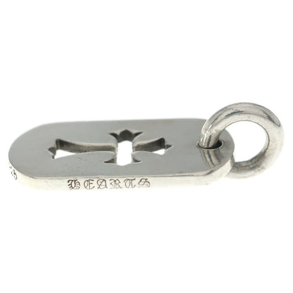 Chrome Hearts D Tag Sml CO Crs Cutout Cross Dog Tag Small Pendant Silver — view 4