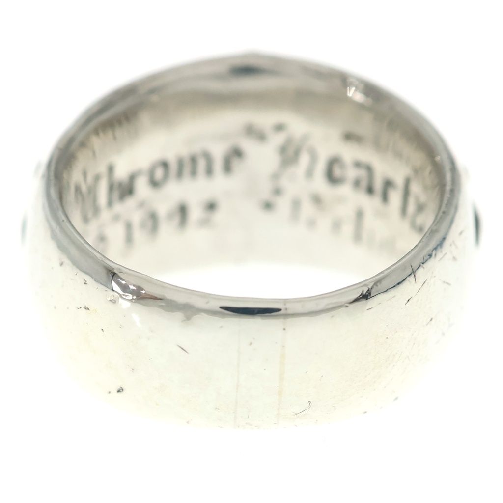 Chrome Hearts Flrl Crs Floral Cross Ring Silver — view 2
