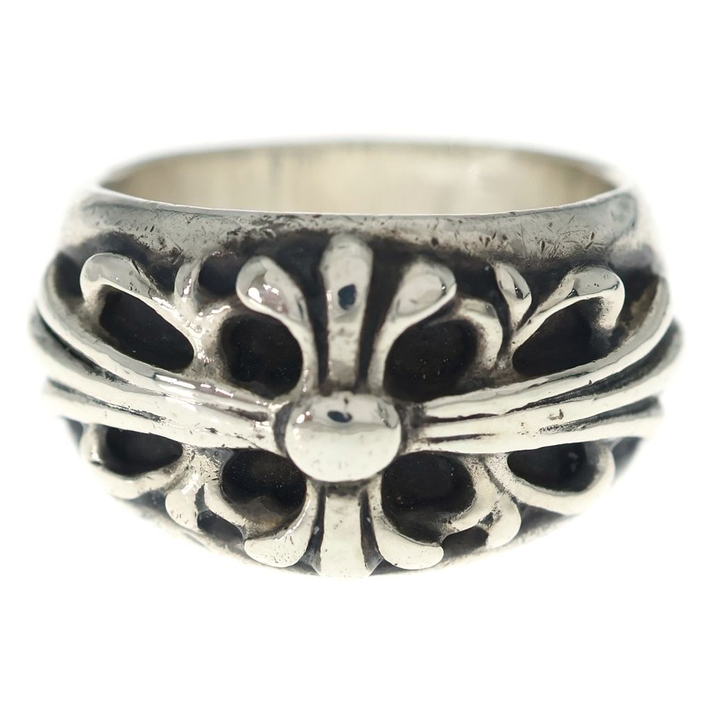 Chrome Hearts Flrl Crs Floral Cross Ring Silver — view 4