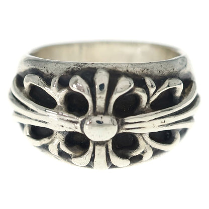 Chrome Hearts Flrl Crs Floral Cross Ring Silver — view 4