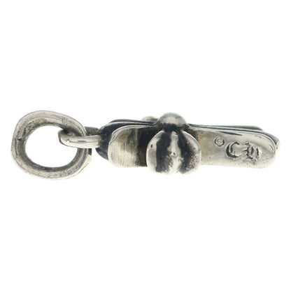 Chrome Hearts Crs Baby Fat Cross Pendant Silver — view 3