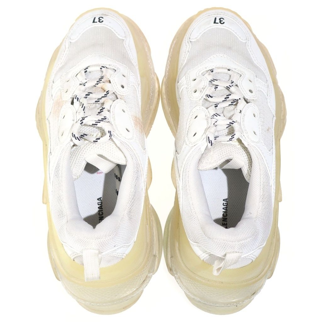 Balenciaga Triple S Trainers Sweatshirt Low Cut Sneakers White Us7 24.5 cm — view 4